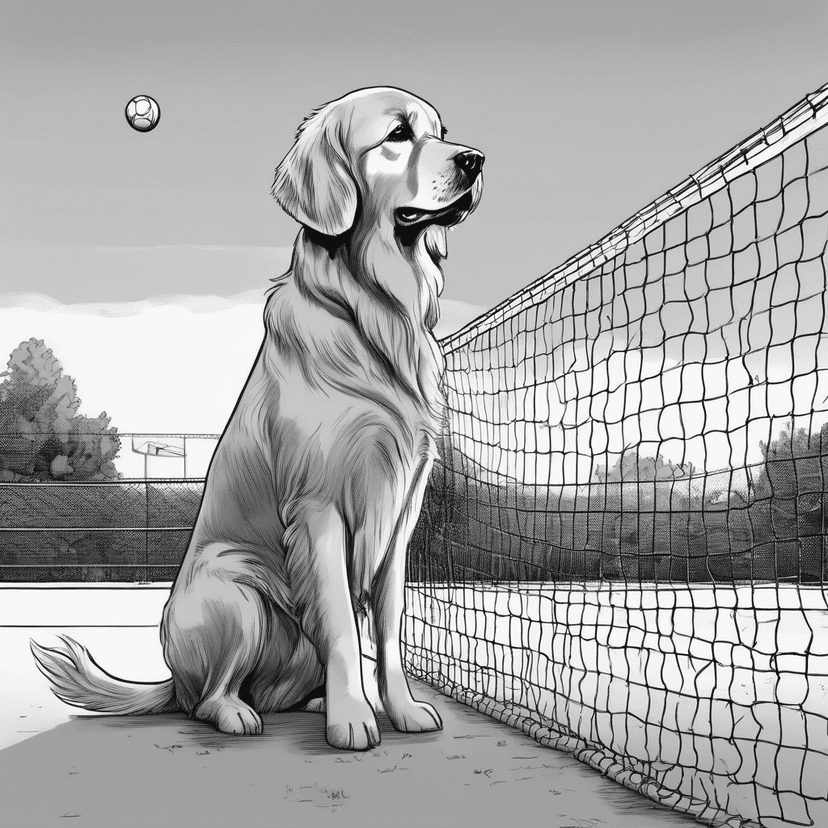 Waiting for volleyball practice to start again.